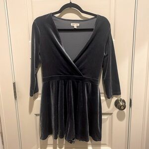 EUC Silence +Noise velvet romper (medium)
